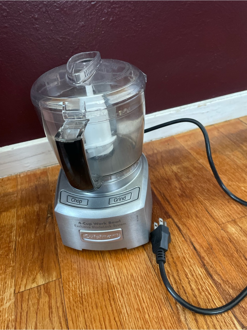 Cuisinart Silver Mini Food Processor with Clear Work Bowl